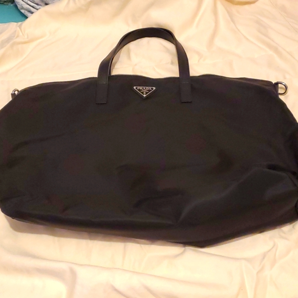 Large black Prada tote